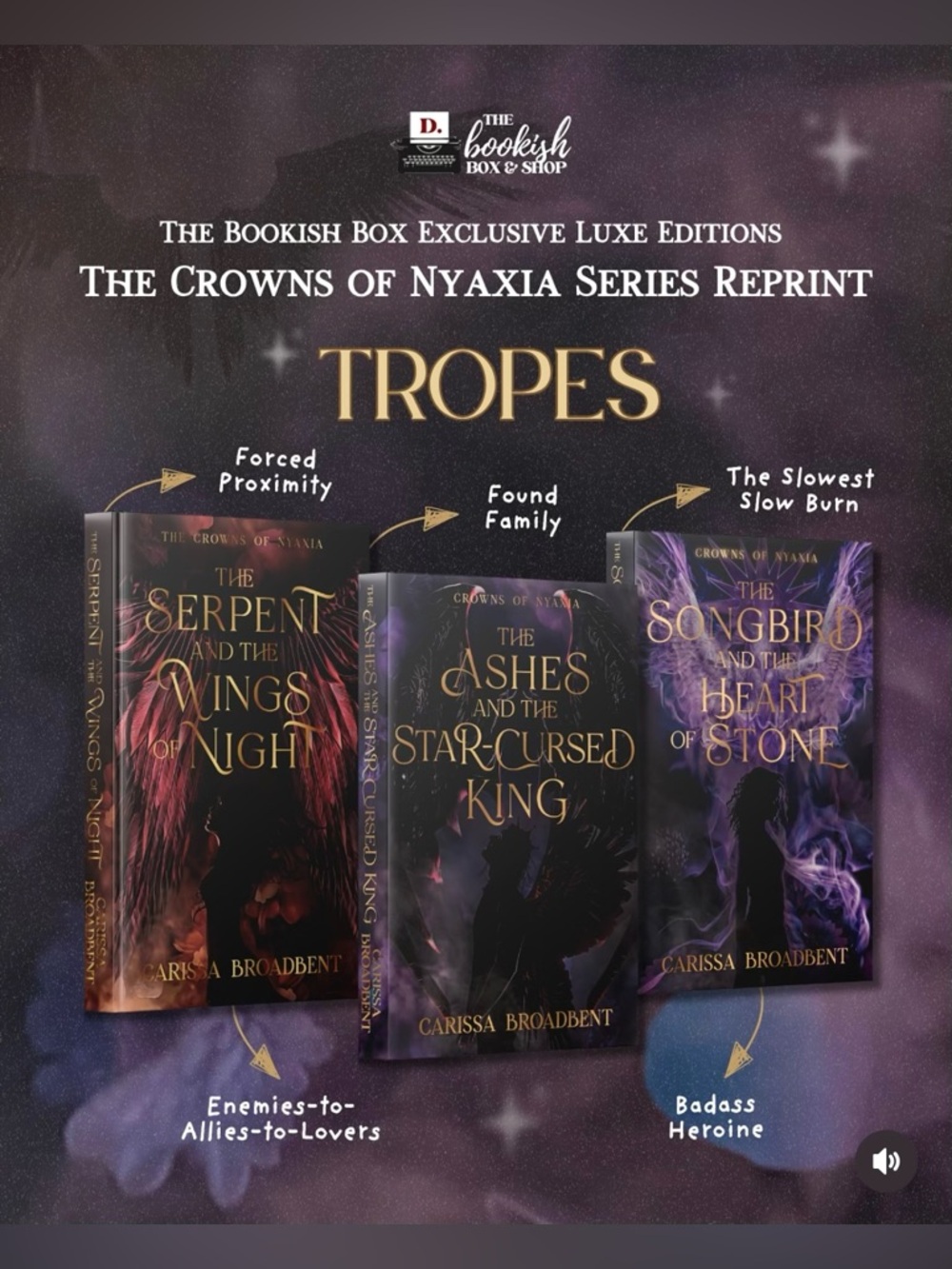 Crowns of Nyaxia Series — Bookish Box, Exclusive Luxe Hardcover Edition
